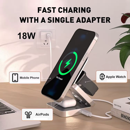 3-in-1 Fast Wireless Charging Dock