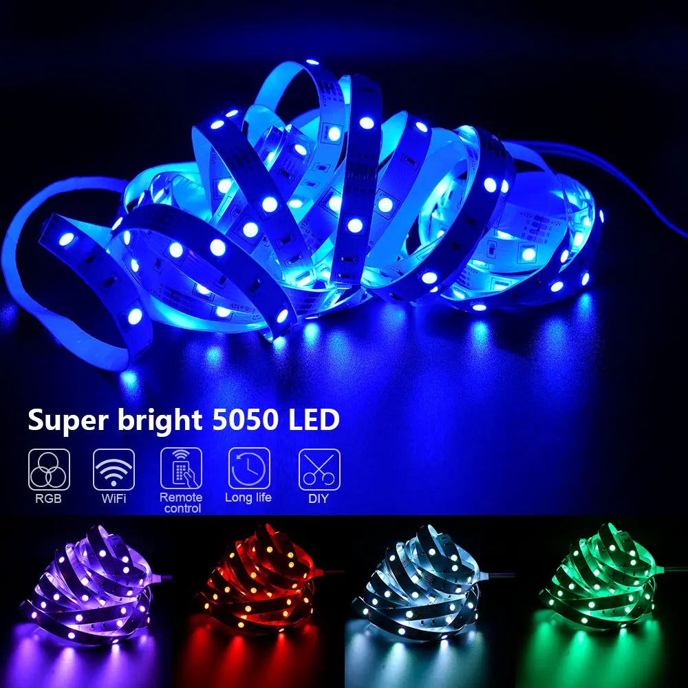 LED Strip Lights RGB 5050 ,5V 1M-30M,16 million colors