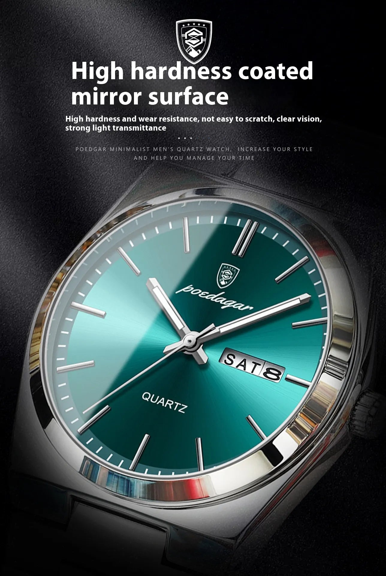 Ultra-thin Men's Watch Waterproof Luminous Quartz Watch