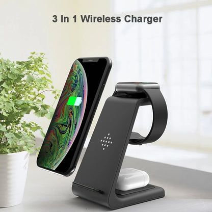 3-in-1 Wireless Charger for iPhone and Samsung