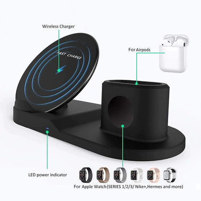 3 in 1 Wireless Apple Docking Station