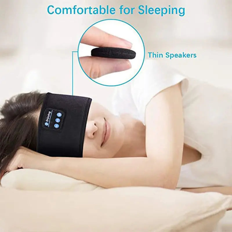 Fone Bluetooth Earphones Sports Sleeping Headband