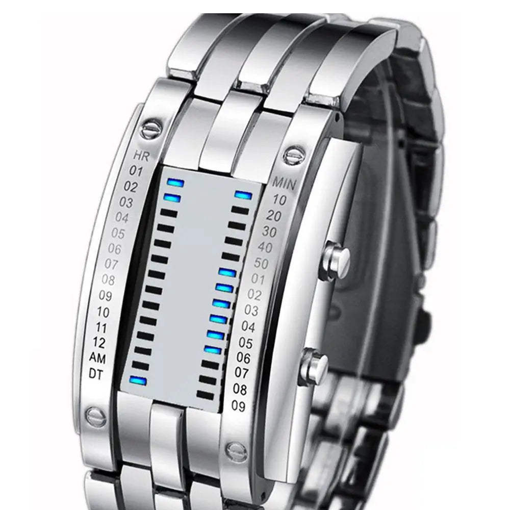 Futuristic Digital Wrist Watch